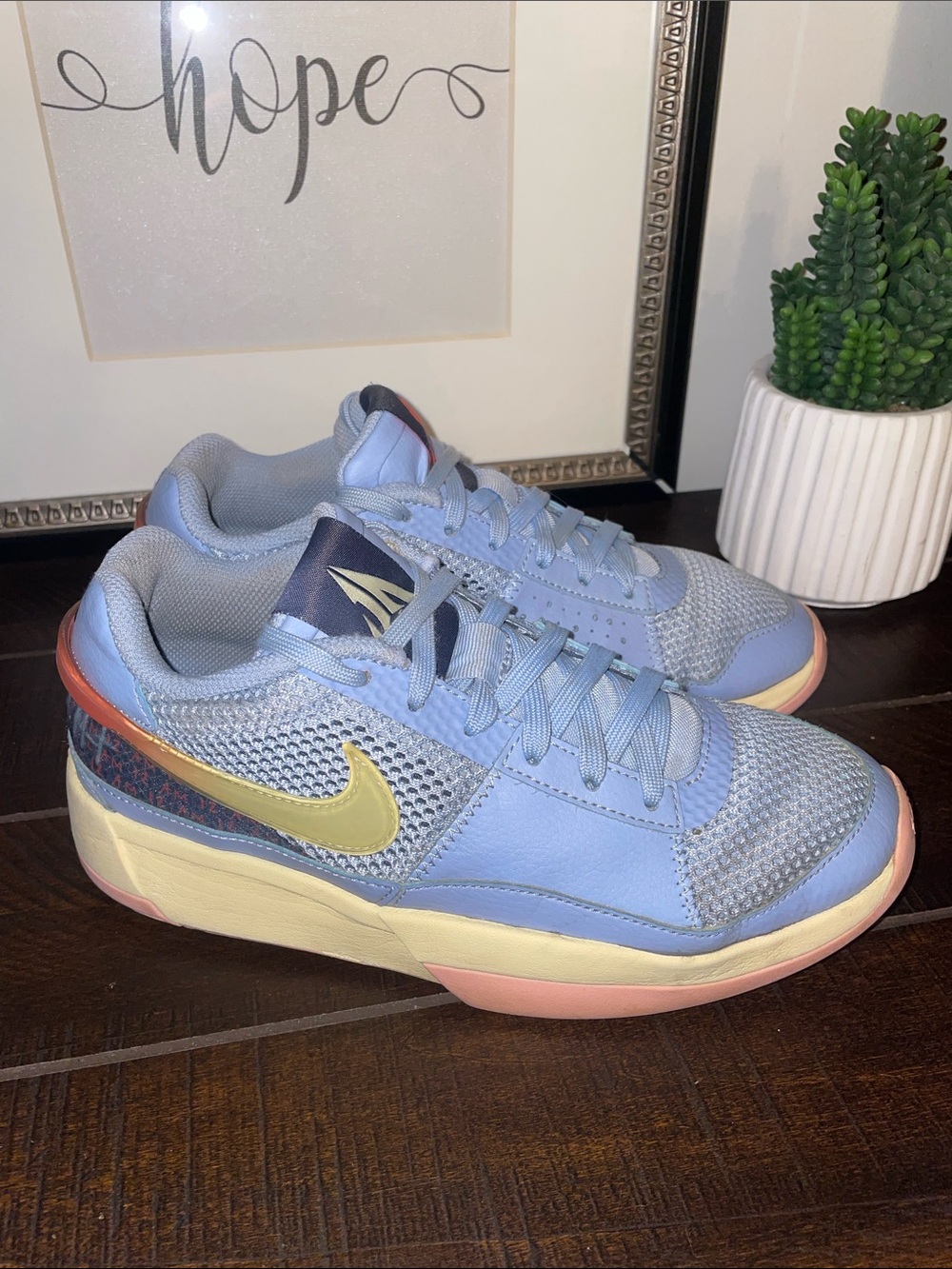 Nike Ja 1 Day 1 by Jordan Kids Low Top Basketball Sneakers Size 6Y